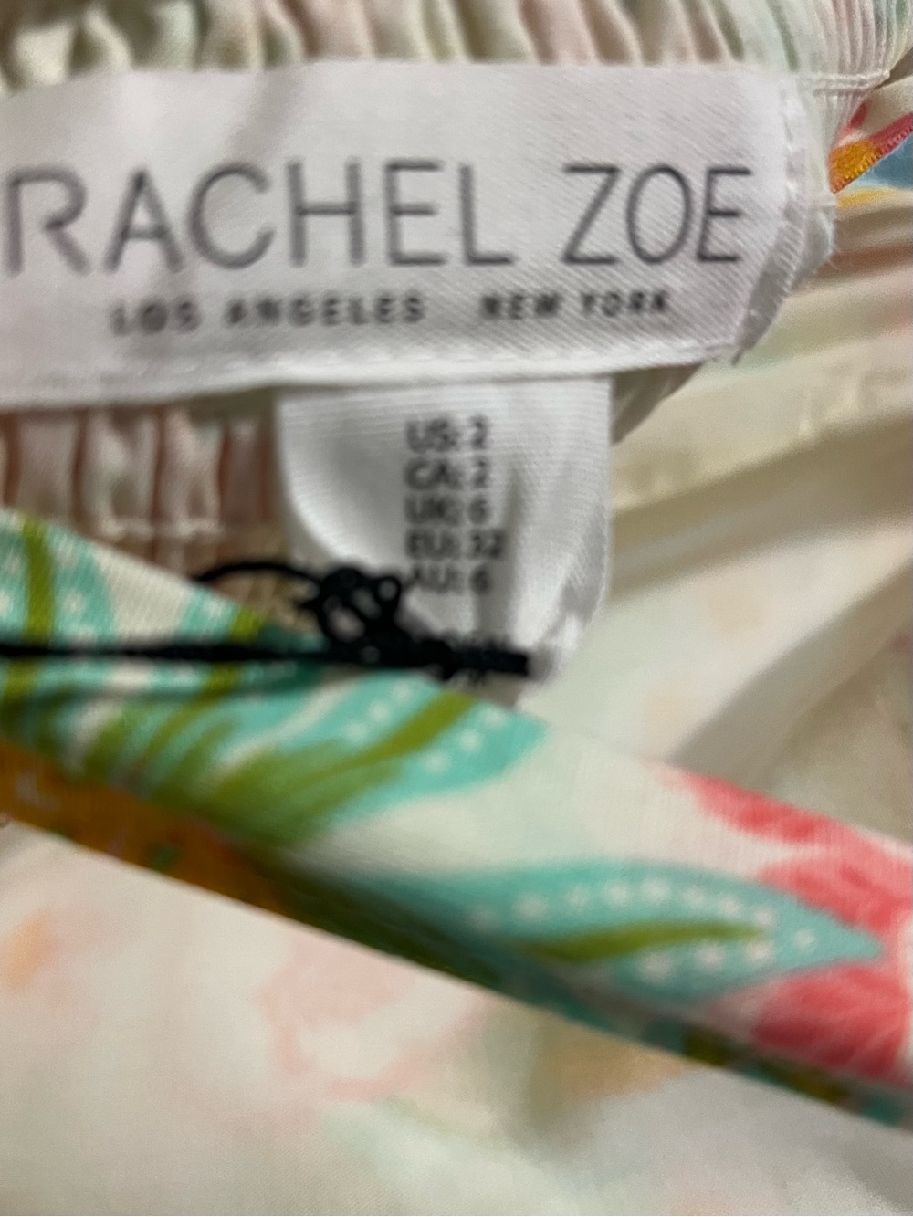 Rachel Zoe Floral Smocked Maxi Dress Sleeveless Embroidered SZ 2 NEW. NWT - Picture 3 of 11
